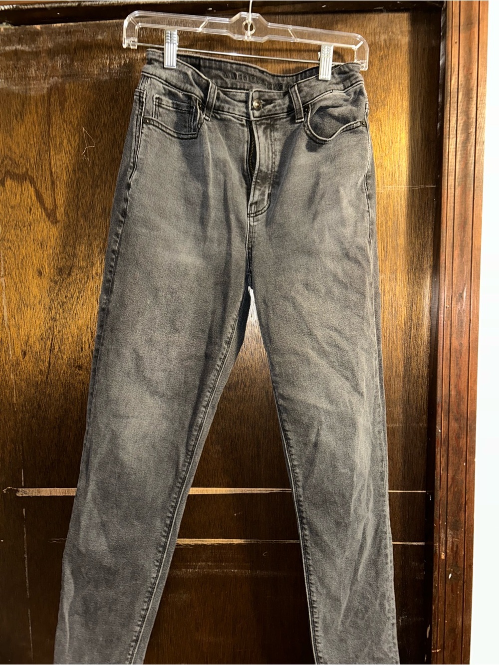 American Eagle Outfitters Mom Stretch High Rise Black Jeans
